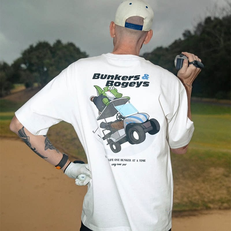 Kaos Katun Pria Wanita Bergamb - Streetwear Brand Golf ulasan dan harga