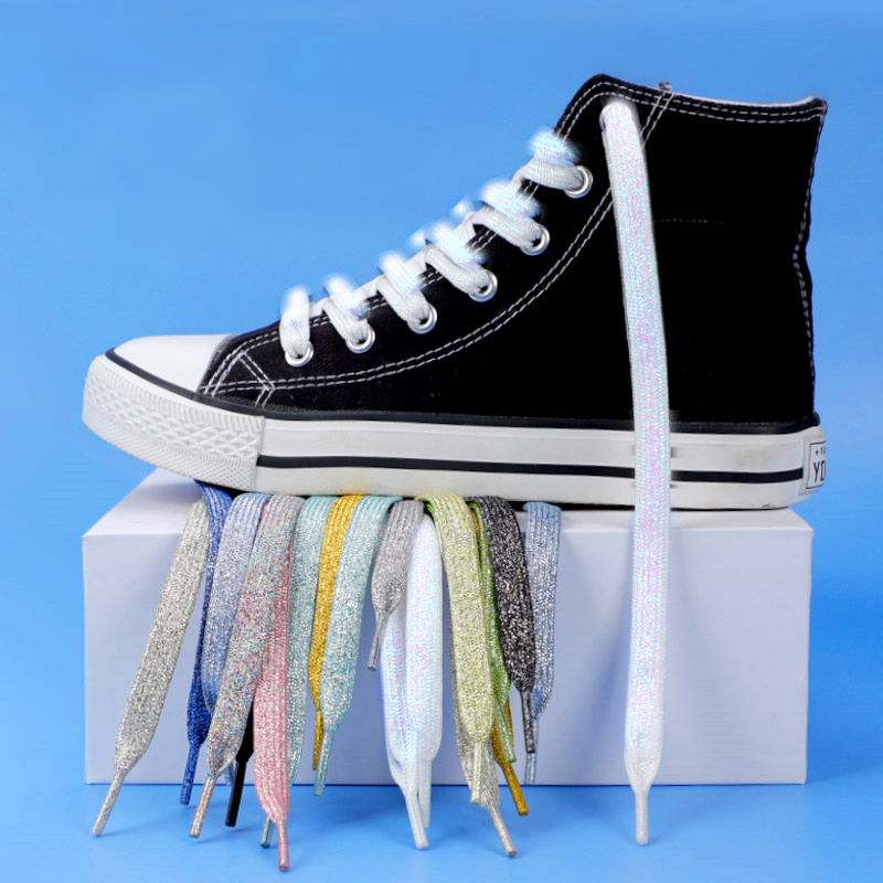 Tali sepatu Glitter mode baru  - Travis Scott Lace ulasan dan harga