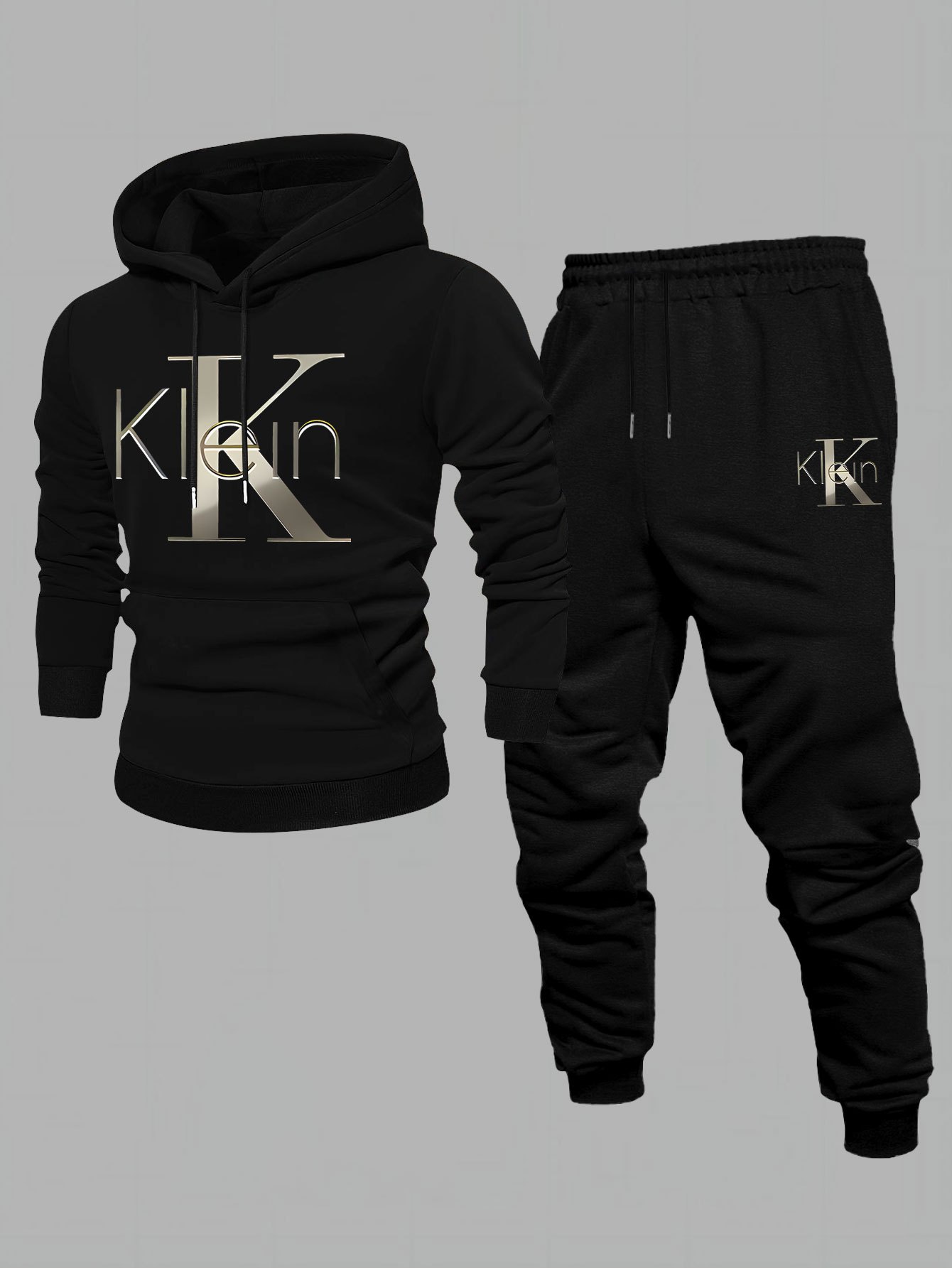 Setelan Hoodie & Jogger Pria K - Streetwear Brand Joggers ulasan dan harga